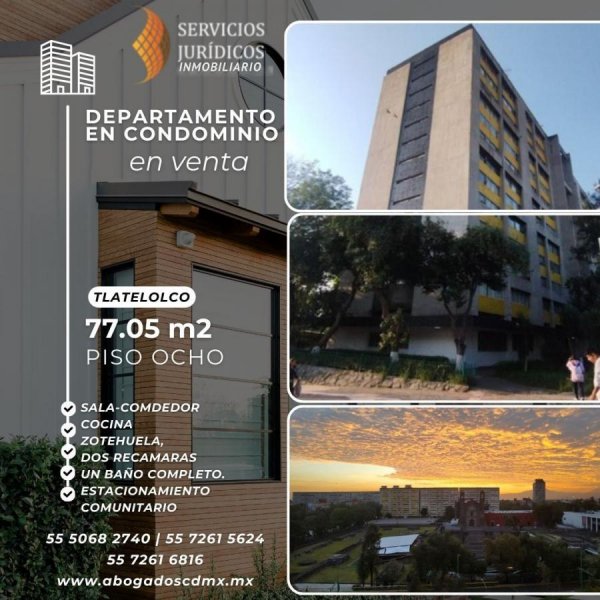 Departamento en Venta en SEGUNDA SECCION NONOALCO TLATELOLCO Cuauhtémoc, Distrito Federal, Mexico, Distrito Federal