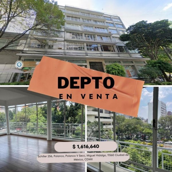 Foto Departamento en Venta en CHAPULTEPEC MORALES, Miguel Hidalgo, Distrito Federal - $ 1.616.640 - DEV354623 - BienesOnLine