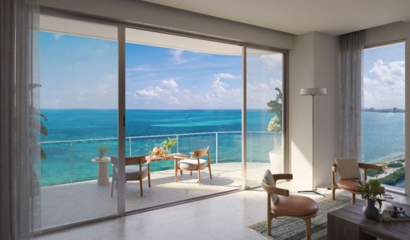 Departamento en Venta en Puerto Cancún - SLS Ocean Beach, Cancún