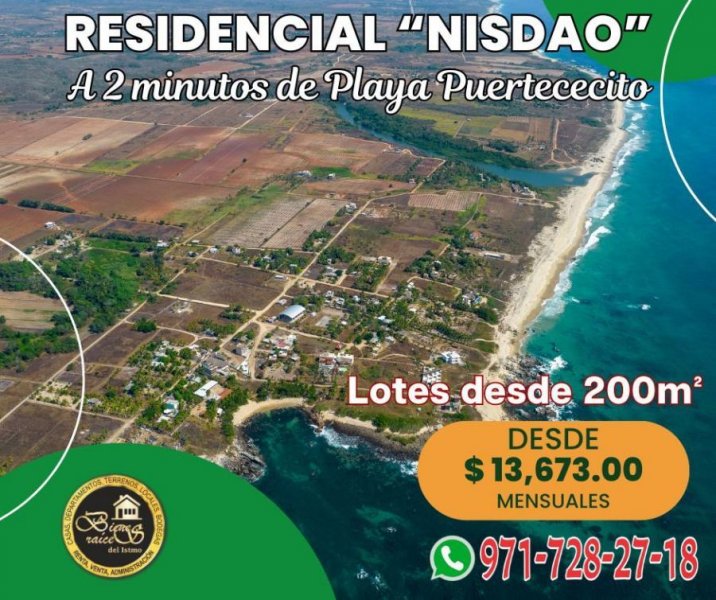 Venta de terrenos frente al mar en la Costa Oaxaqueña, a 25 minutos de Mazunte Pueblo Mágico