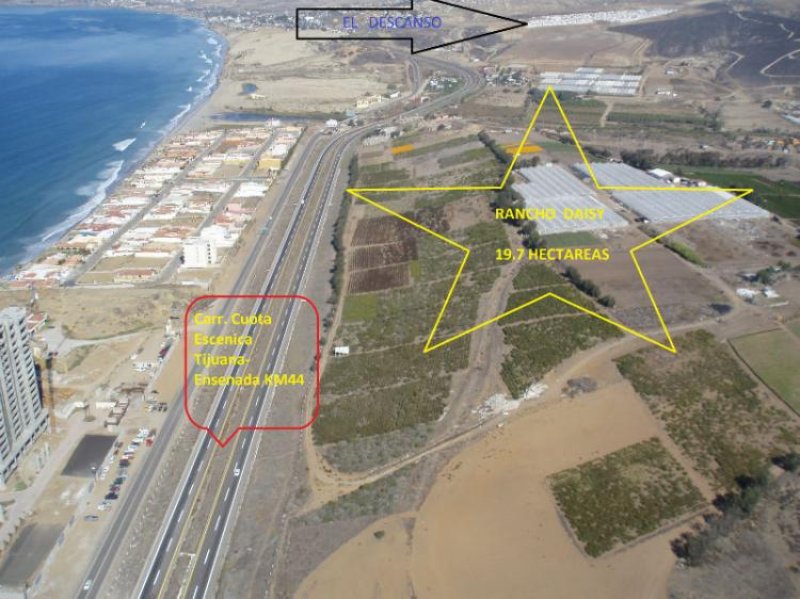 Foto Terreno en Venta en Rosarito, Baja California - 19 hectareas - U$D 5.910.000 - TEV89390 - BienesOnLine