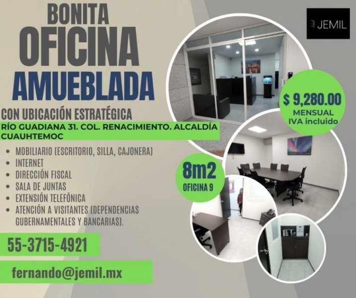 Foto Oficina en Renta en Renacimiento, Cuauhtémoc (CDMX), Distrito Federal - $ 9.280 - OFR333326 - BienesOnLine