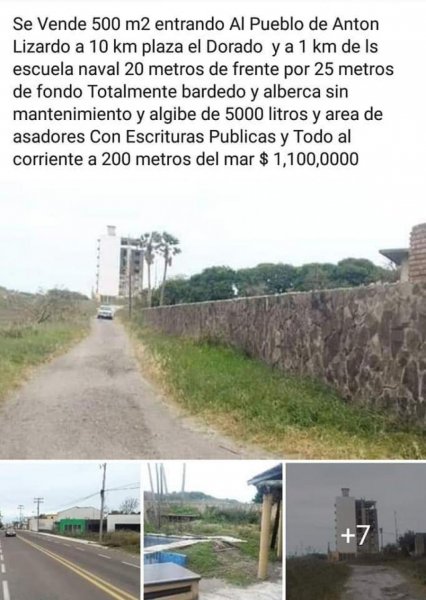 Foto Terreno en Venta en anton lizardo, Veracruz, Veracruz - $ 1.100.000 - TEV277008 - BienesOnLine