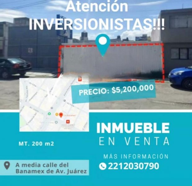 Terreno en Venta en La Paz Puebla, Puebla