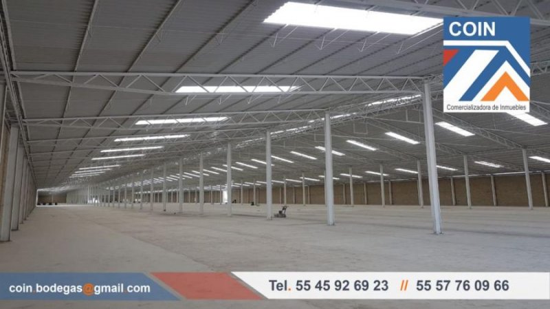 Bodega en Renta Autopista México Pachuca 8,000M2