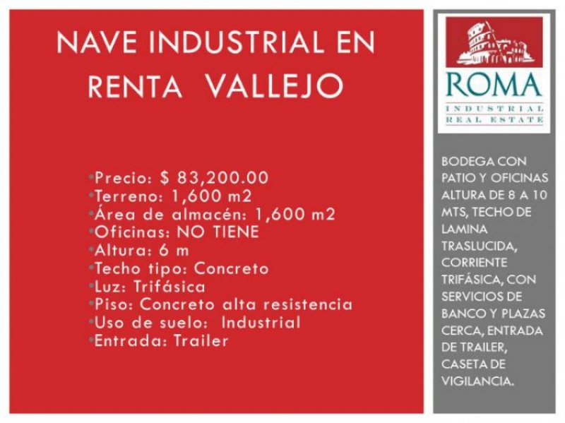 Foto Bodega en Renta en Naucalpan de Juárez, Mexico - $ 83.200 - BOR102416 - BienesOnLine