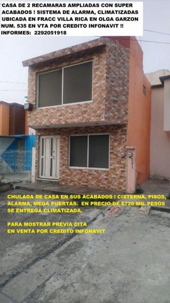 Foto Casa en Venta en fracc villa rica, Veracruz, Veracruz - $ 720.000 - CAV276858 - BienesOnLine