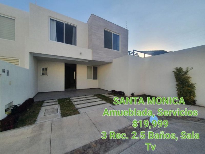 Foto Casa en Renta en Rancho Santa Monica, AGUASCALIENTES, Aguascalientes - $ 19.999 - CAR337427 - BienesOnLine