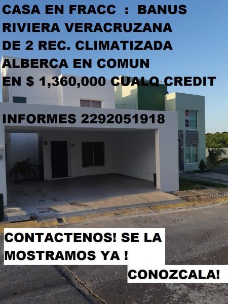 Foto Casa en Venta en fracc banus, Veracruz, Veracruz - $ 1.300.000 - CAV276868 - BienesOnLine