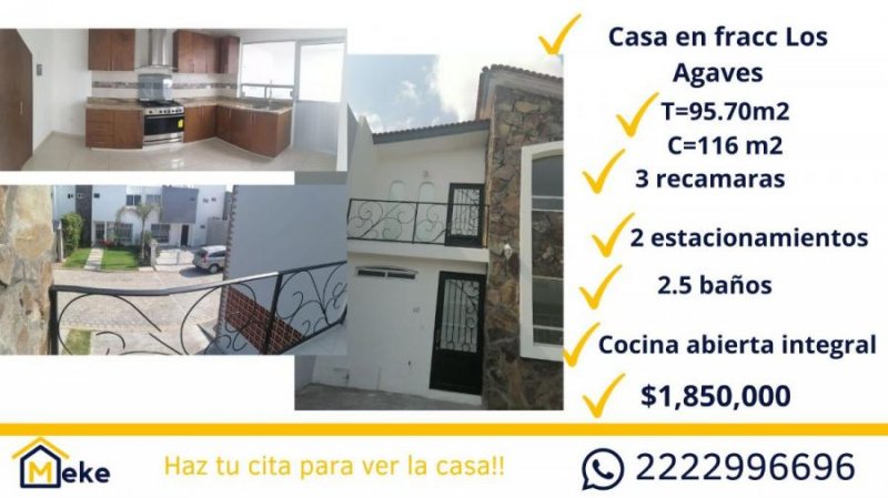 Casa en Venta en fraccionamiento los agaves puebla Puebla, Puebla