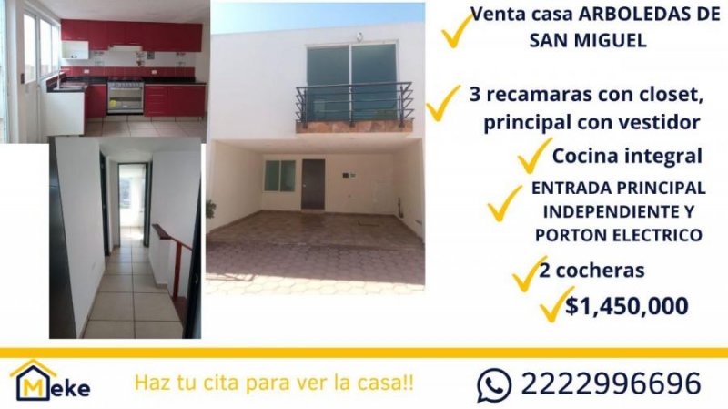 Casa en Venta en arboledas de san miguel puebla Puebla, Puebla