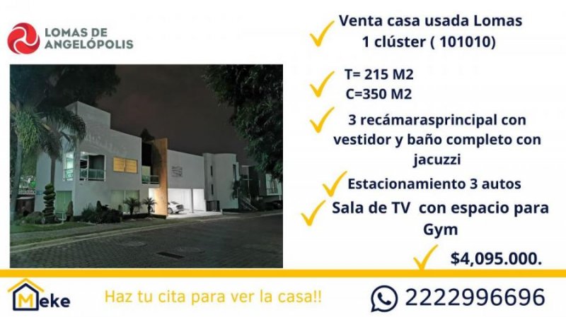 Casa en Venta en lomas de angelopolis Puebla, Puebla