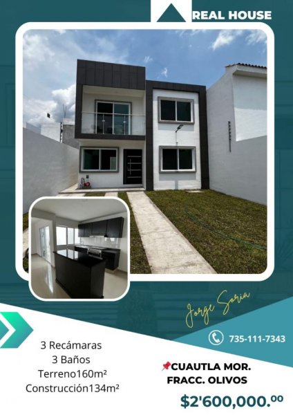 Foto Casa en Venta en Cuautla, Morelos - $ 2.600.000 - CAV347147 - BienesOnLine