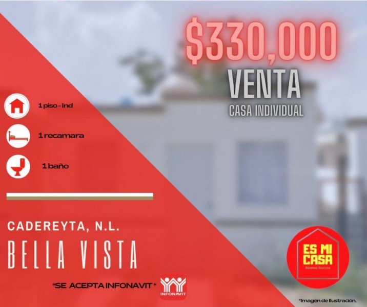 Foto Casa en Venta en BELLA VISTA, Cadereyta Jiménez, Nuevo Leon - $ 330.000 - CAV315976 - BienesOnLine