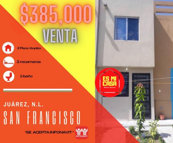 Foto Casa en Venta en SAN FRANCISCO, Ciudad Benito Juárez, Nuevo Leon - $ 385.000 - CAV315969 - BienesOnLine