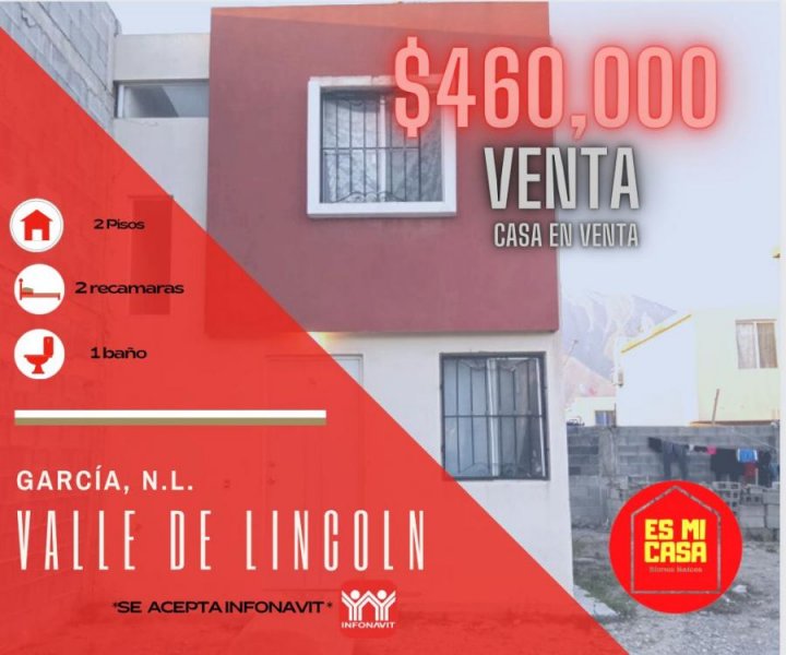 Foto Casa en Venta en VALLE DE LINCOLN, García, Nuevo Leon - $ 460.000 - CAV315968 - BienesOnLine