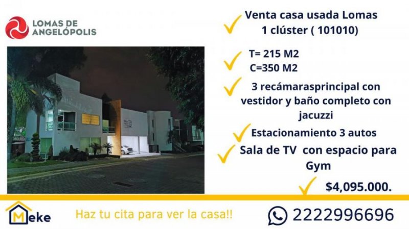 Casa en Venta en lomas de angelopolis Puebla, Puebla