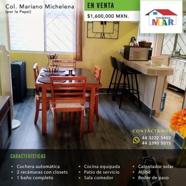 Casa en Venta en mariano michelena Morelia, Michoacan de Ocampo