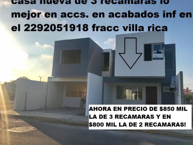 Foto Casa en Venta en fracc villa rica, Veracruz, Veracruz - $ 850.000 - CAV276861 - BienesOnLine