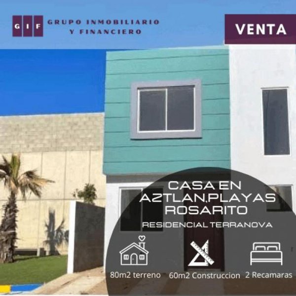 Casa en Venta en Aztlan Rosarito, Baja California