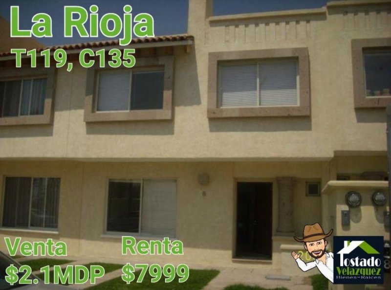 Foto Casa en Venta en La Rioja, AGUASCALIENTES, Aguascalientes - $ 2.150.000 - CAV333124 - BienesOnLine