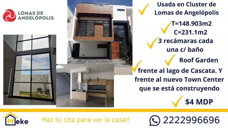 Casa en Venta en lomas de angelopolis Cholula de Rivadabia, Puebla