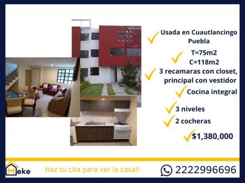 Casa en Venta en cuautlancingo Puebla, Puebla