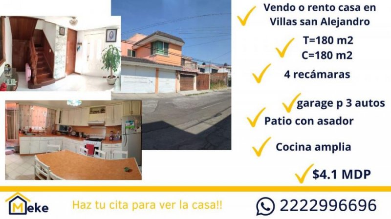 Casa en Venta en villa san alejandro puebla Puebla, Puebla