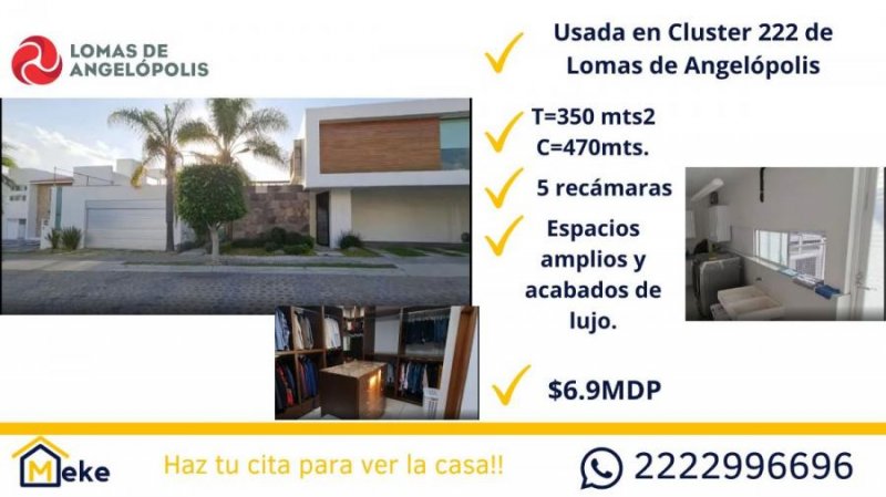 Casa en Venta en lomas de angelopolis Cholula de Rivadabia, Puebla