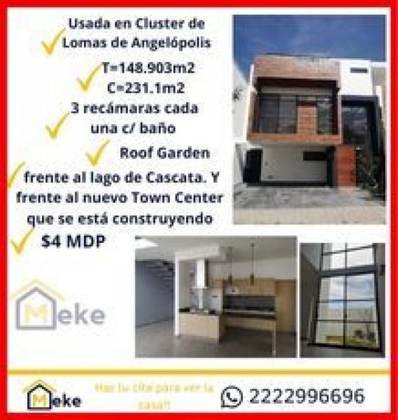 Casa en Venta en lomas de angelopolis Puebla, Puebla