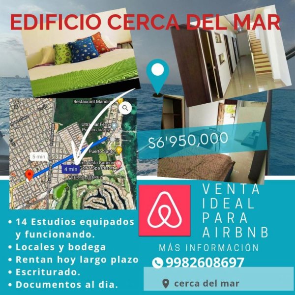 Hotel en Venta en Bonampak y portillo Cancún, Quintana Roo