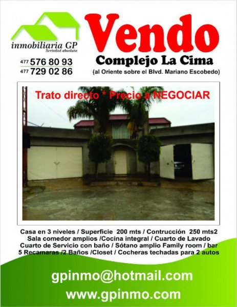 Foto Casa en Venta en Complejo La Cima, León de los Aldama, Guanajuato - $ 1.800.000 - CAV199265 - BienesOnLine