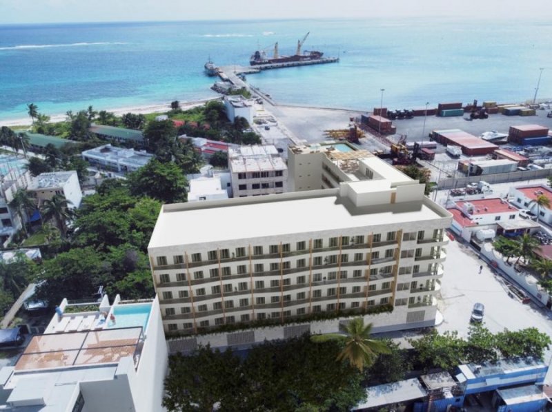 Departamento con vista al mar en puerto Morelos 