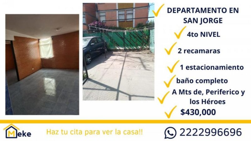 Departamento en Venta en san jorge puebla Puebla, Puebla