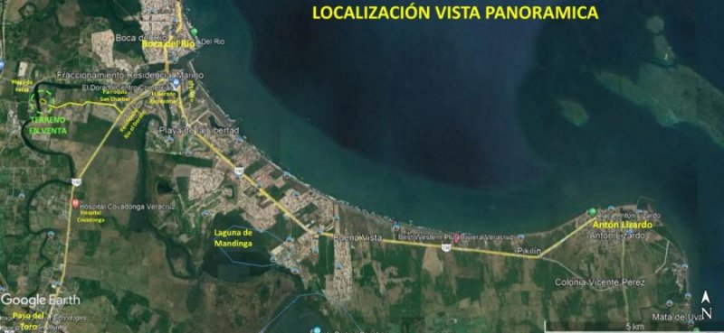 Terreno en Venta en San José Novillero Boca del Río, Veracruz