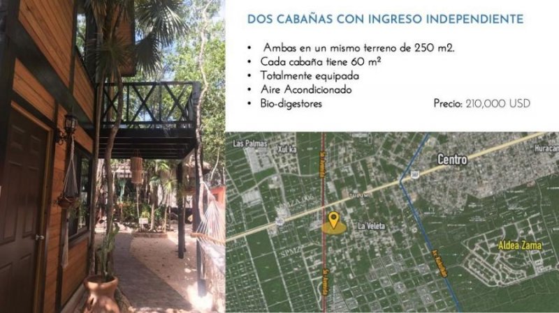 Foto Casa en Venta en La Veleta, Tulum, Quintana Roo - U$D 210.000 - CAV260464 - BienesOnLine