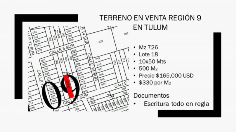 Foto Terreno en Venta en Tulum, Quintana Roo - U$D 165.000 - TEV261997 - BienesOnLine