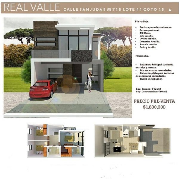 Foto Casa en Venta en FRACC. REAL DEL VALLE, Mazatlán, Sinaloa - $ 1.800.000 - CAV205340 - BienesOnLine