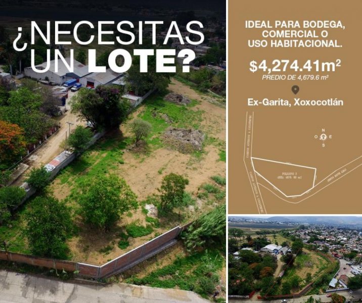 Excelente Oportunidad de Lote en la Zona Ex-Garita en Xoxocotlán, Oaxaca