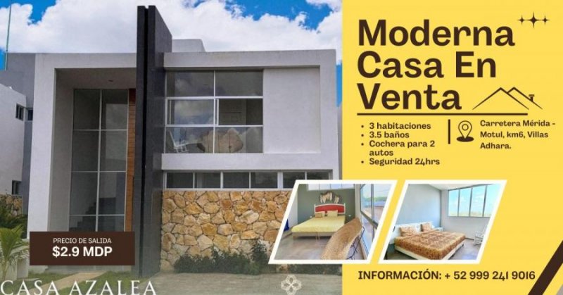 Casa en Venta en Carretera Mérida - Motul. Mérida, Yucatan