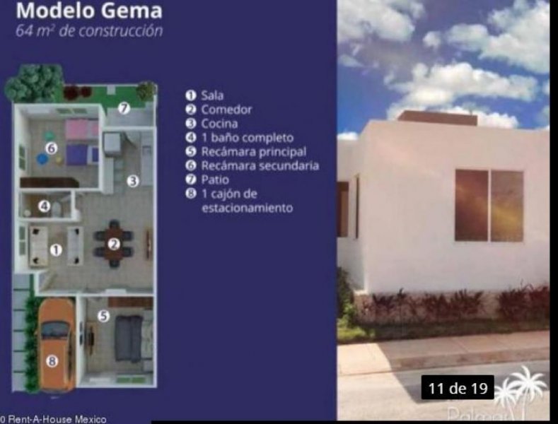 Foto Casa en Venta en PUERTA ESMERALDA, Kanasín, Yucatan - $ 639.000 - CAV310576 - BienesOnLine