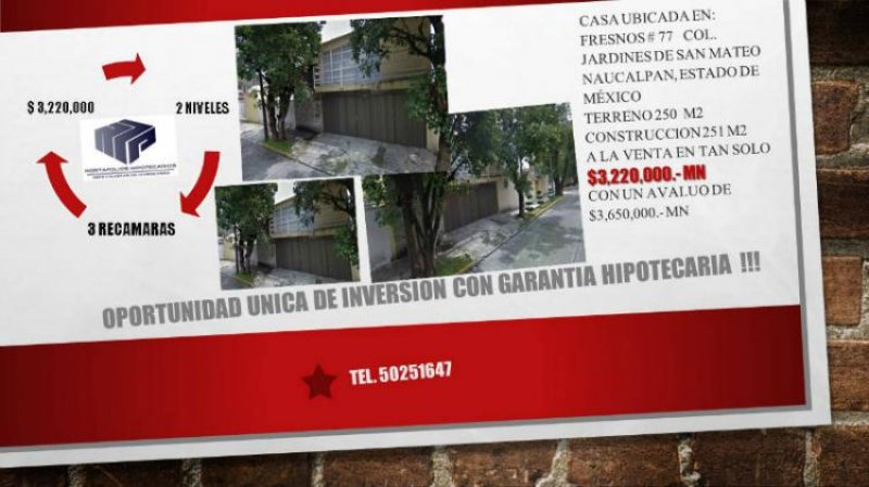 Foto Casa en Venta en Jardines de San Mateo, Naucalpan de Juárez, Mexico - $ 3.220.000 - CAV91981 - BienesOnLine