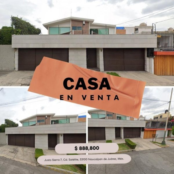 Casa en Venta en CIUDAD SATELITE Naucalpan de Juárez, Mexico