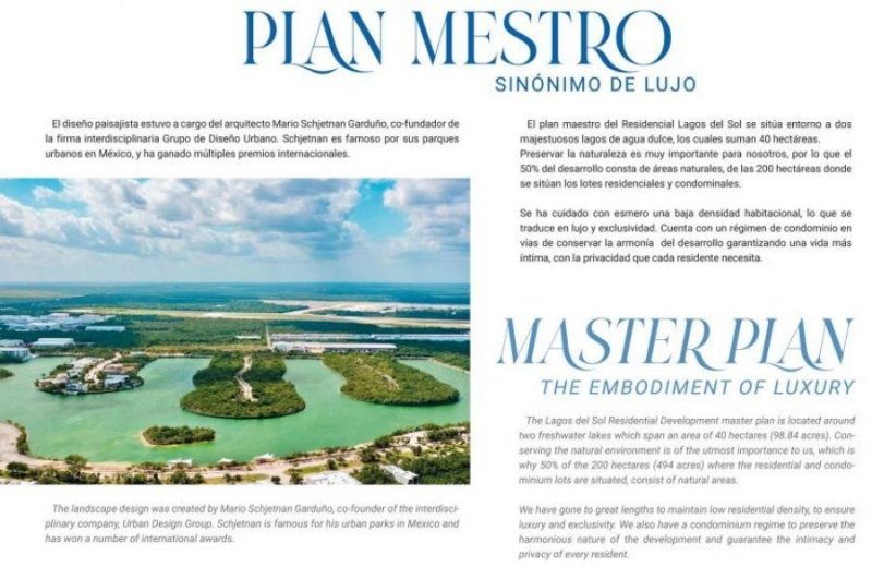 Terreno en Venta en Lagos del Sol Cancún, Quintana Roo