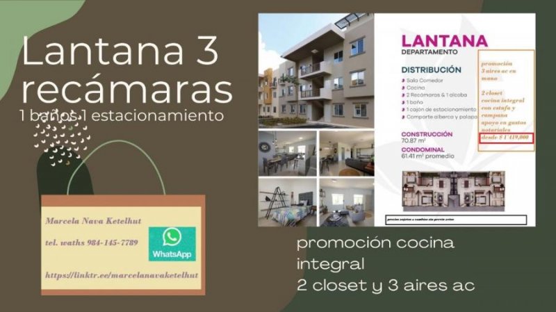 Departamento en Venta en jardines de ciudad mayakoba playa del carmen, Quintana Roo