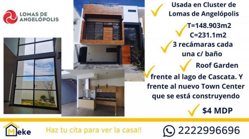 Casa en Venta en lomas de angelopolis Puebla, Puebla