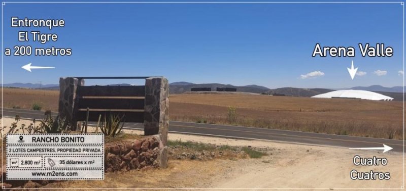 Terreno en Venta en Rancho Bonito a 200 metros del Entronque El Tigre Ensenada, Baja California