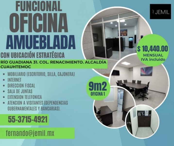 Foto Oficina en Renta en Renacimiento, Cuauhtémoc (CDMX), Distrito Federal - $ 5.800 - OFR333325 - BienesOnLine