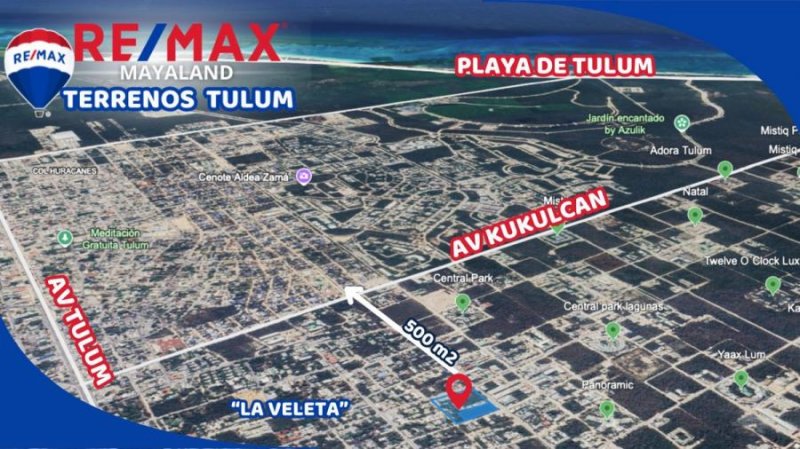 Terreno en Venta en la veleta Tulum, Quintana Roo