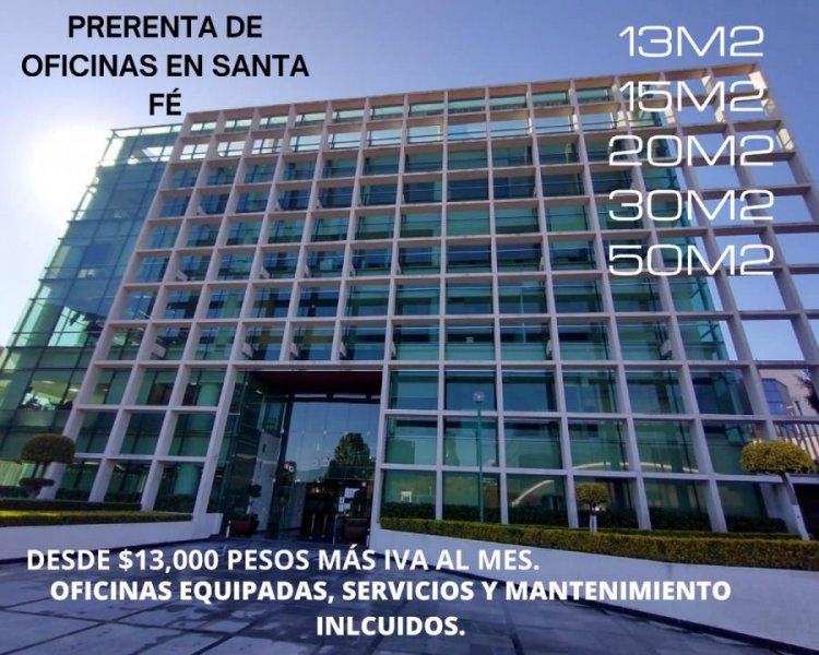 Foto Oficina en Renta en LOMAS DE SNTA FE, Álvaro Obregón, Distrito Federal - $ 13.000 - OFR335017 - BienesOnLine